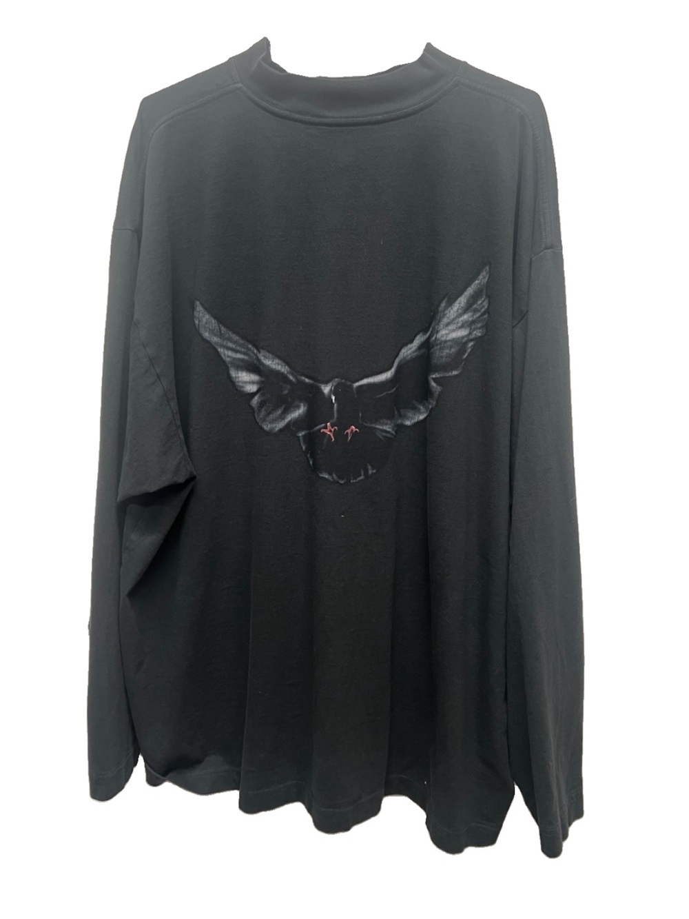 Yeezy YZY Gap Engineered by Balenciaga Dove Long Sleeve Tee Black XL